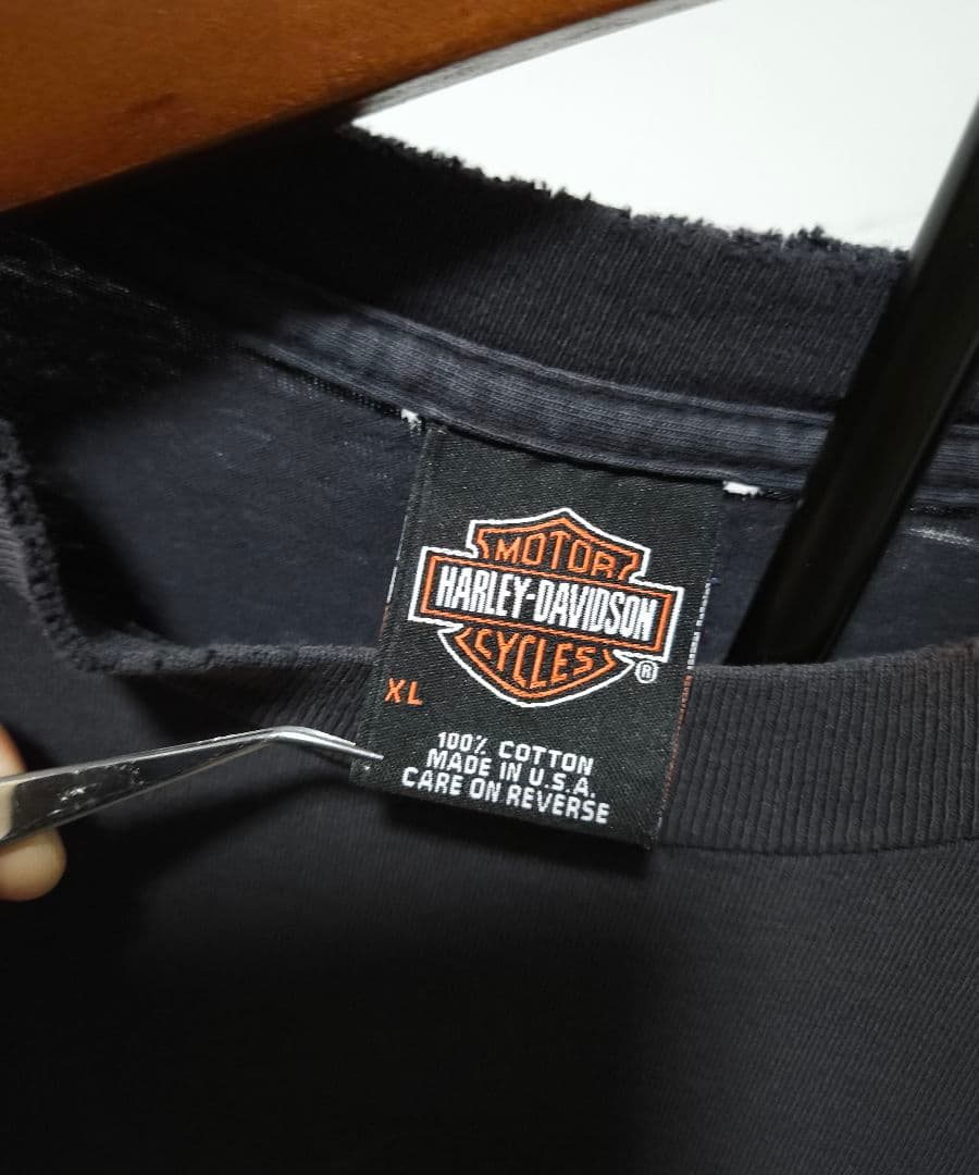 Harley Davidson ヴィンテージ　スパイダー　XL　ハーレー　袖切り