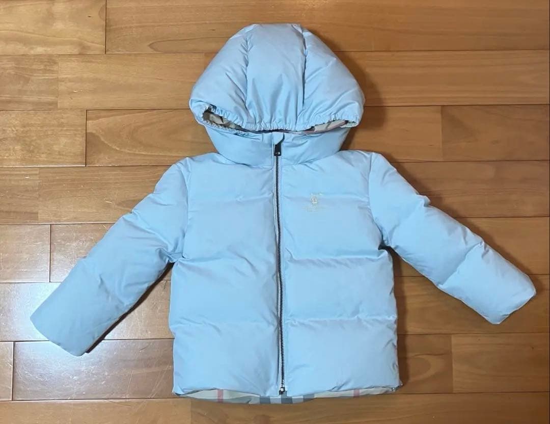 【美品】 バーバリー チルドレンズ ダウン コート アウター 24m 90センチ