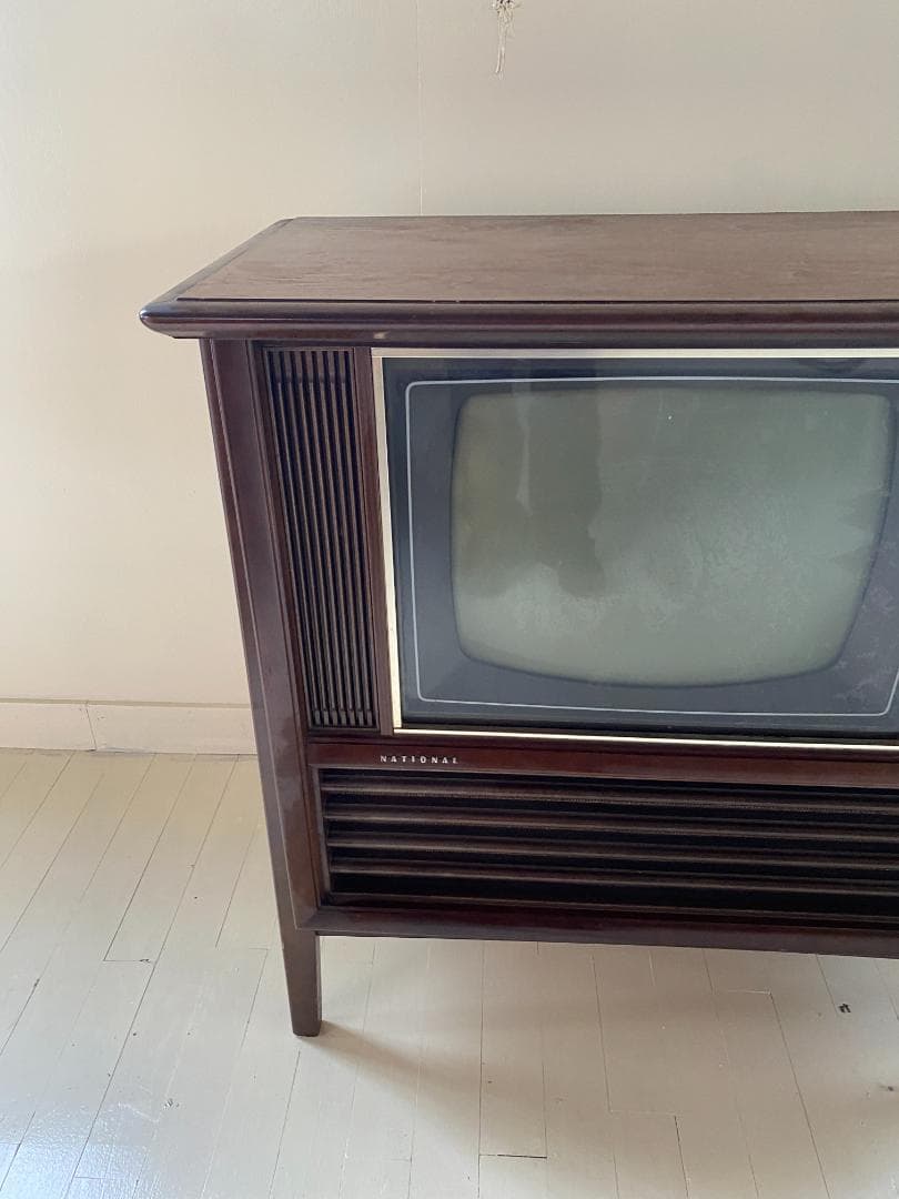 【ジャンク品】昭和レトロ パナソニック 家具調テレビ TH-7700 o039