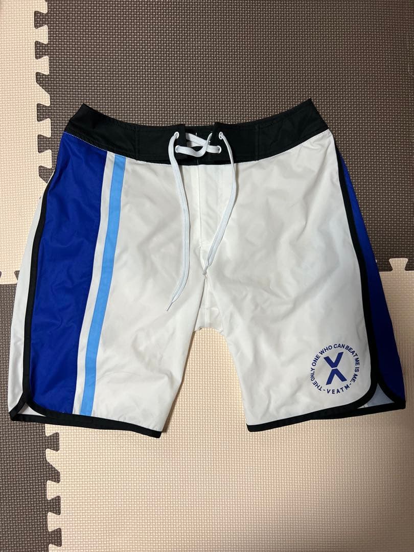 X-VEATM サーフパンツ水着 Mサイズ ホワイト ブルー