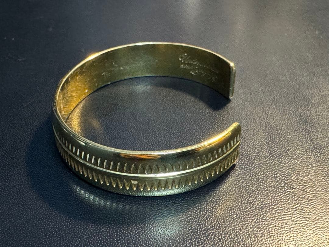 UNDERCOVERISM＊アンダーカバイズム＊バングル＊ZIG柄＊ゴールド