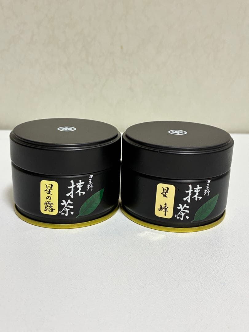 入手困難！新品未開封　抹茶　星野製茶園　星峰20g×1缶　星の露20g×1缶