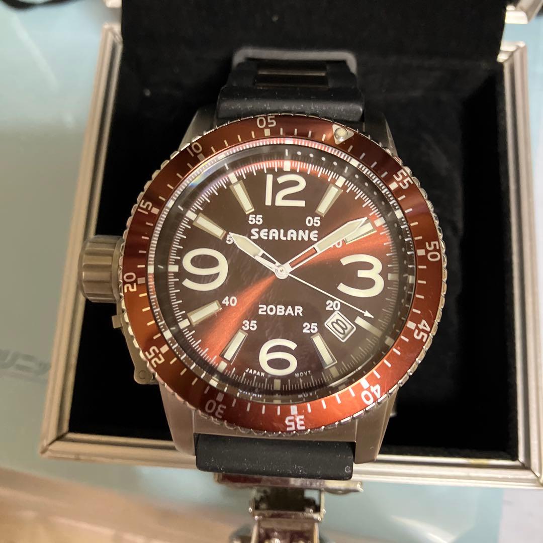 SEALANE 自動巻き時計 20BAR 防水