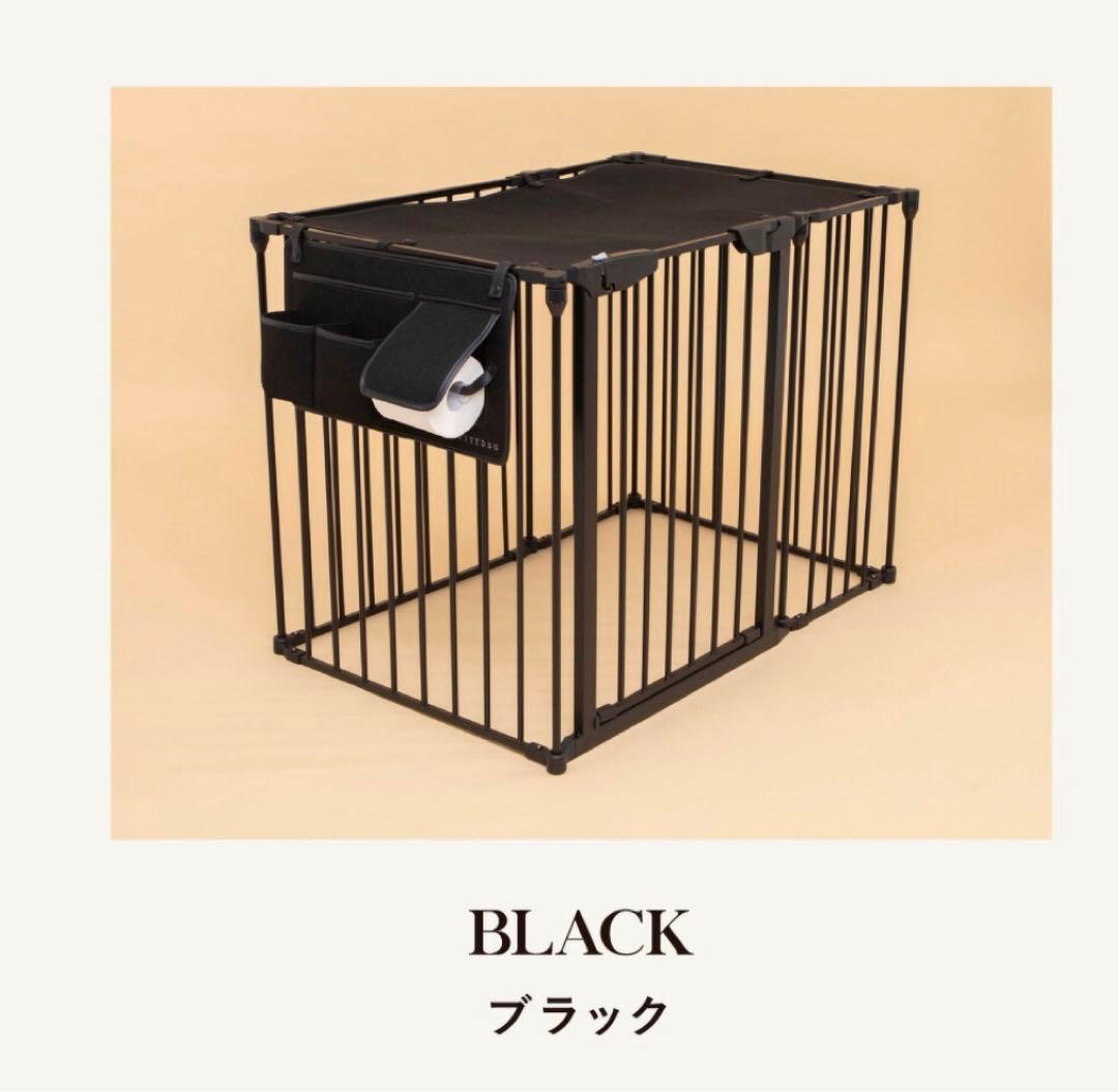ブラック ペットケージ 97.5㎝×63㎝×74㎝