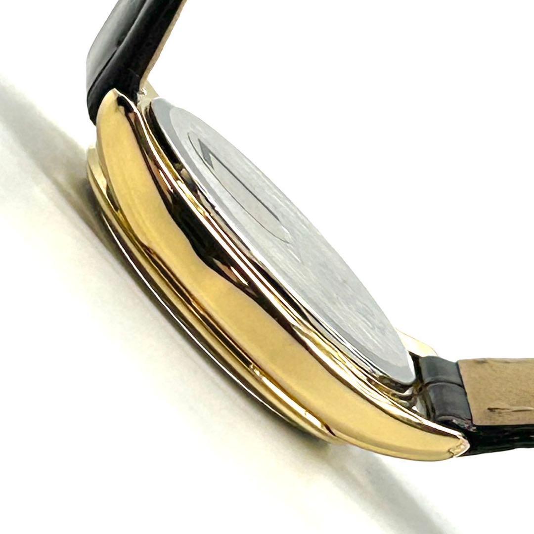 セイコー ナノユニバース コラボ 腕時計 レディース　未使用 レザーベルト 金色