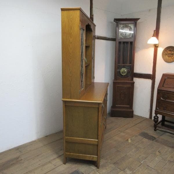 イギリス アンティーク 家具 ドレッサー カップボード キャビネット 6056e