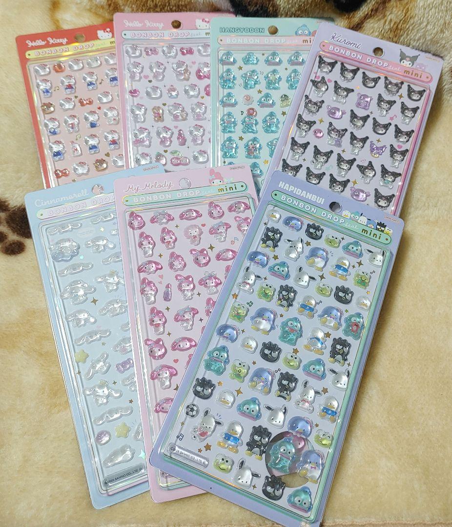 正規品 ボンボンドロップシール mini サンリオ はぴだんぶい 新品