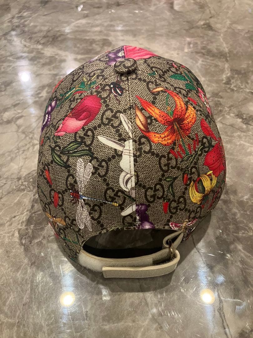 GUCCI 花柄 ベースボールキャップ