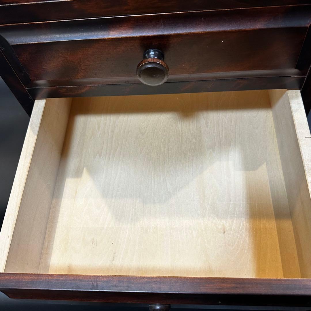 n*3様 神居民芸家具 電話台 棚 引き出し