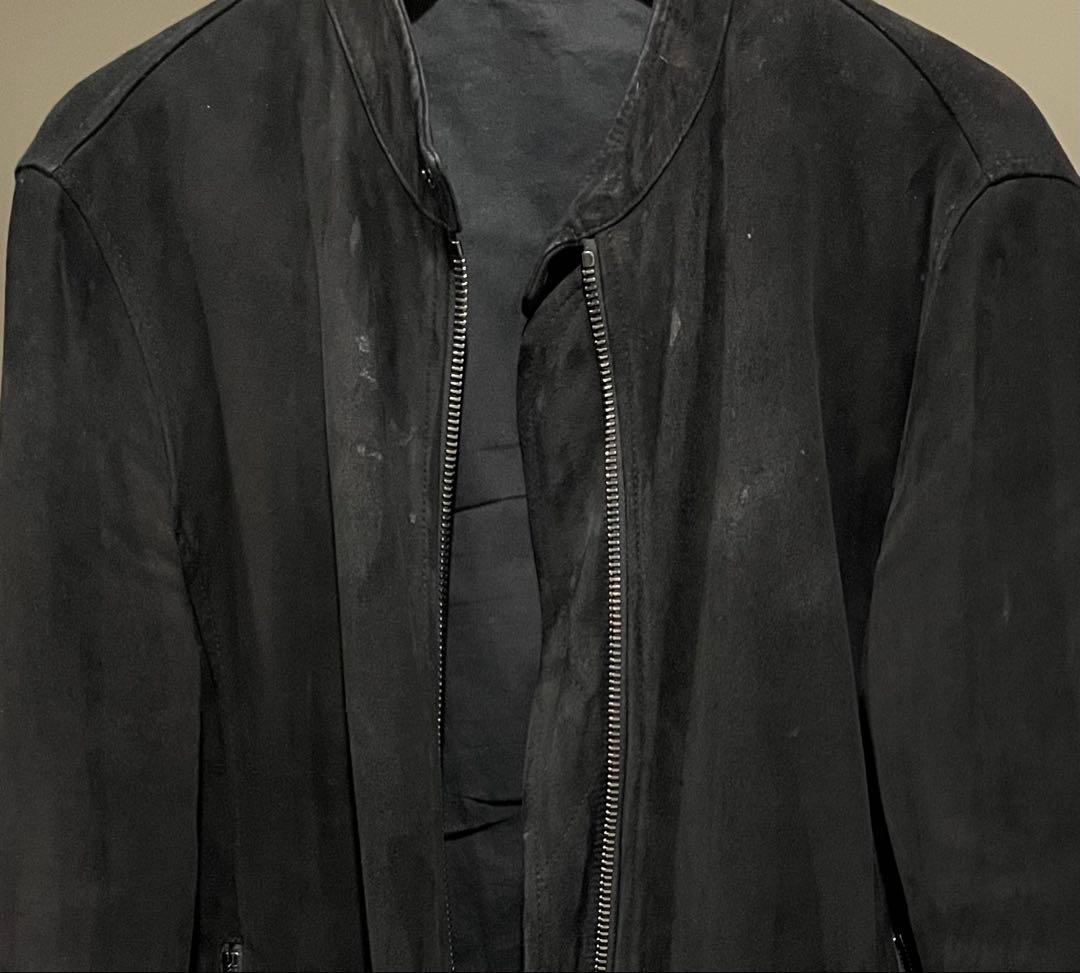 タリアトーレ ゴートスエード レザー ライダース ジャケット