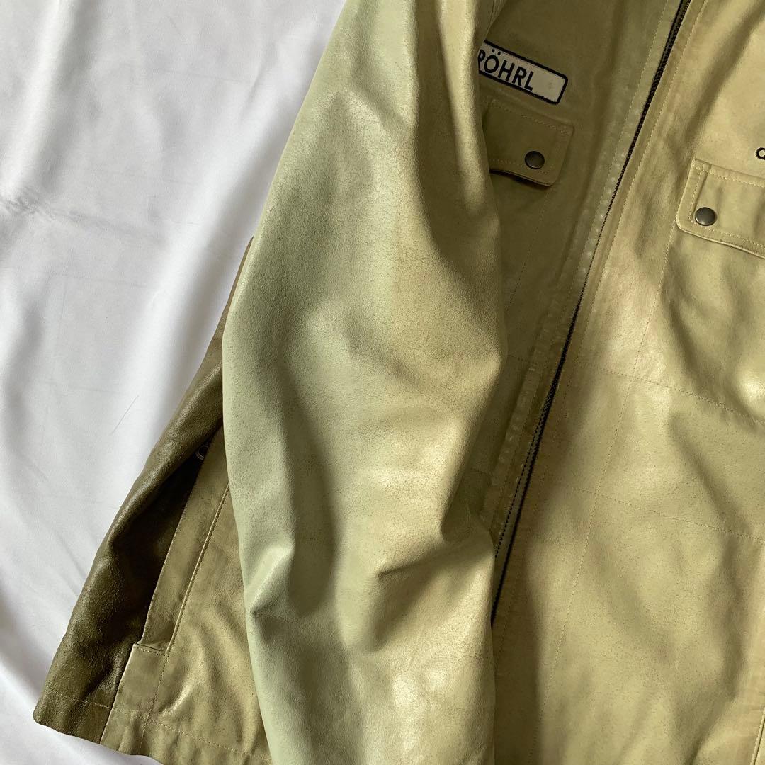 00's adidas アディダス W.ROHRL レザージャケット