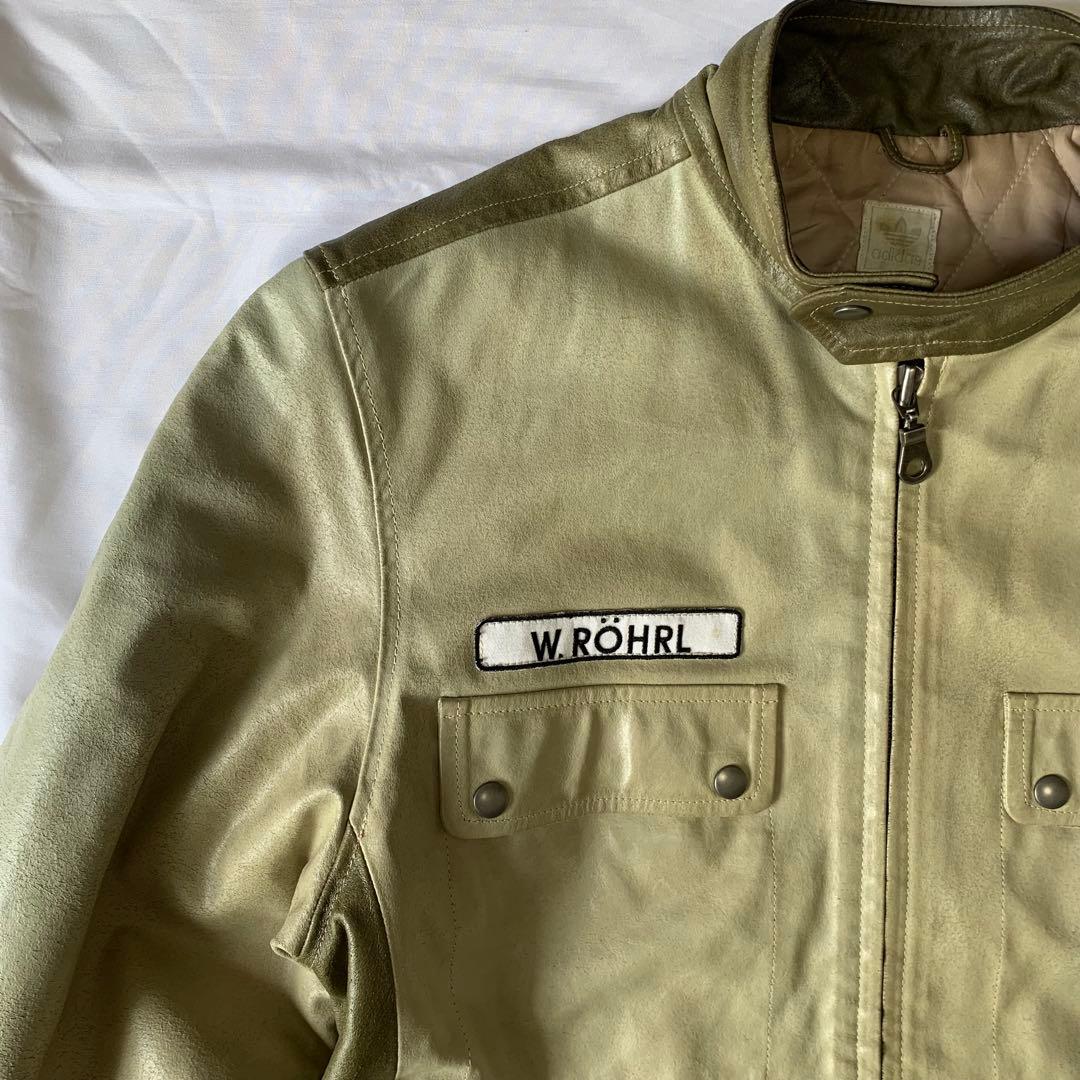 00's adidas アディダス W.ROHRL レザージャケット