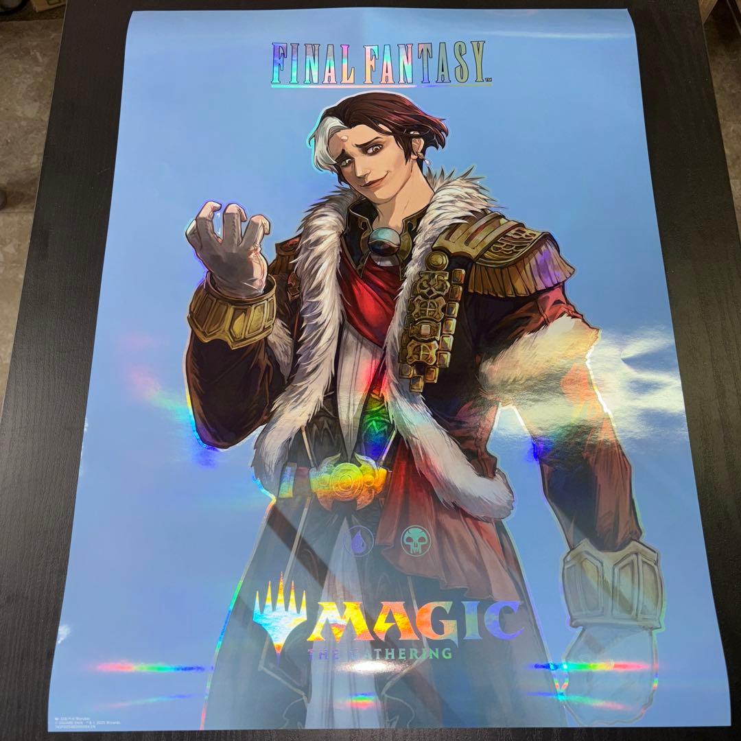 セフィロス　クラウド等ffファイナルファンタジー mtgポスター5枚セット