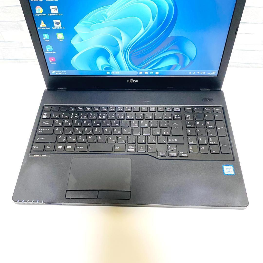 2019年製 第8世代 富士通 ノートパソコン　Windows11　SSD
