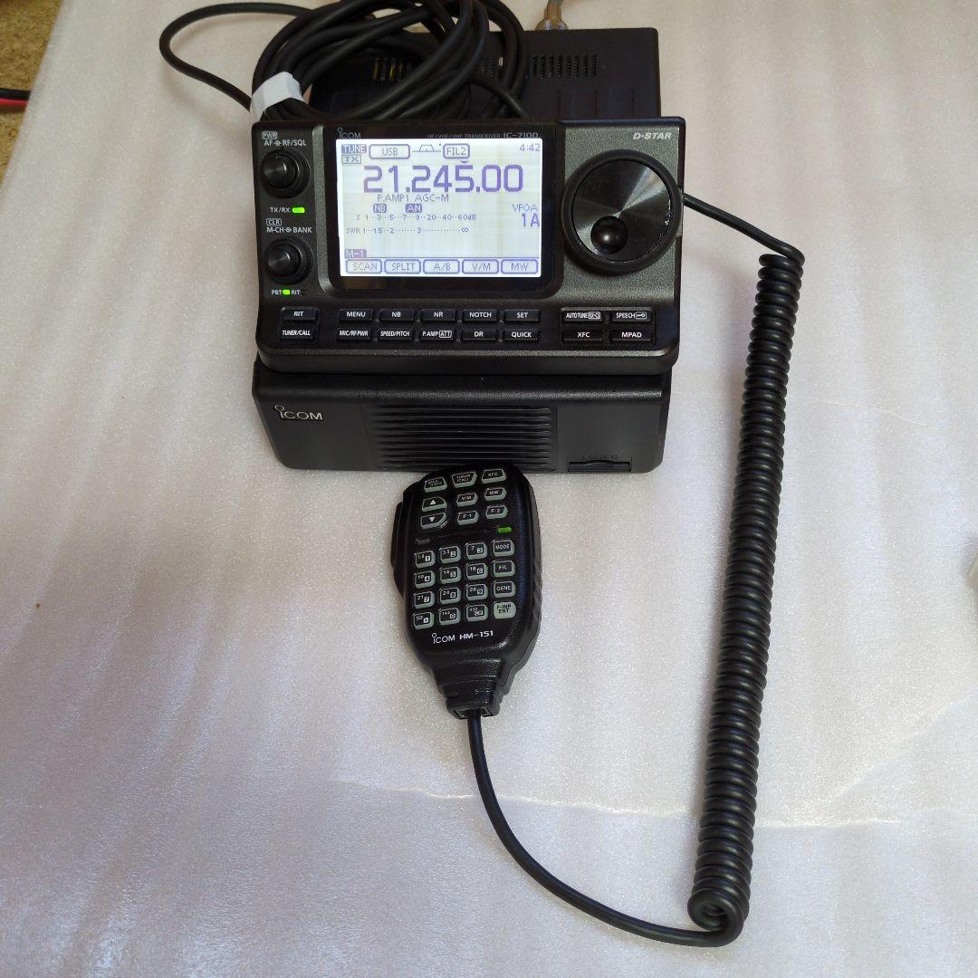 IC−7100M .AT-180 .マイク延長ケーブル .取扱説書. CD.