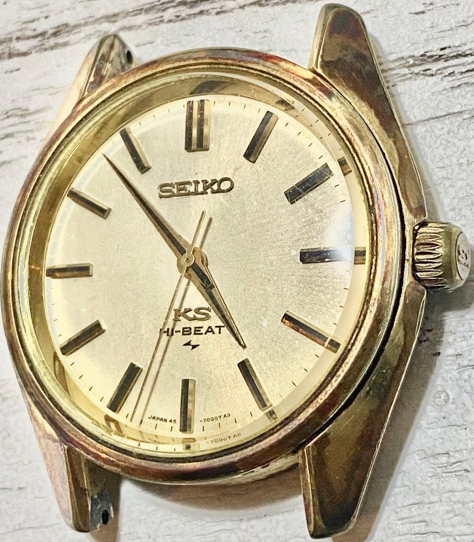 り*う様 SEIKO KS HI-BEAT 自動巻き時計 100m防水　遺品整理