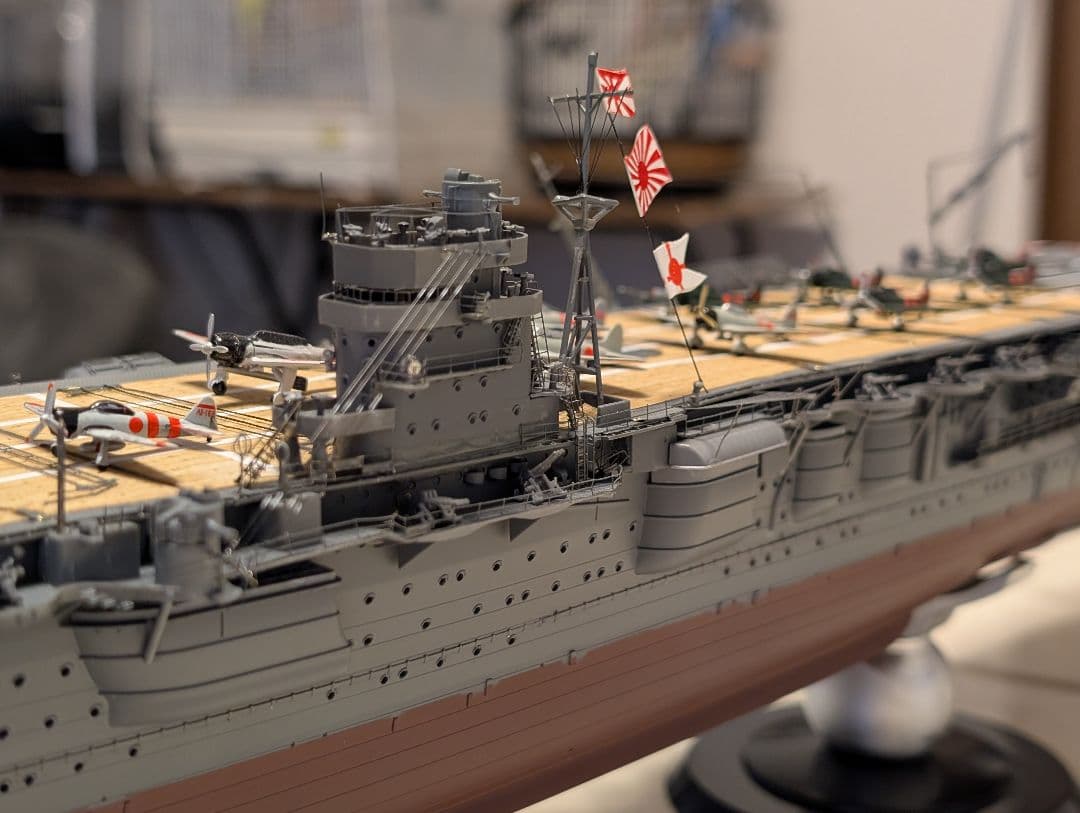 精密模型 旧日本海軍航空母艦　飛龍 1/350 1941年　太平洋戦争開戦時
