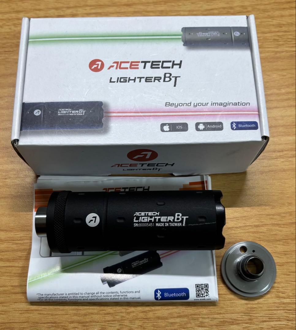 【動作確認済み】ACETECH LIGHTER BT 蓄光トレーサー 弾速計機能