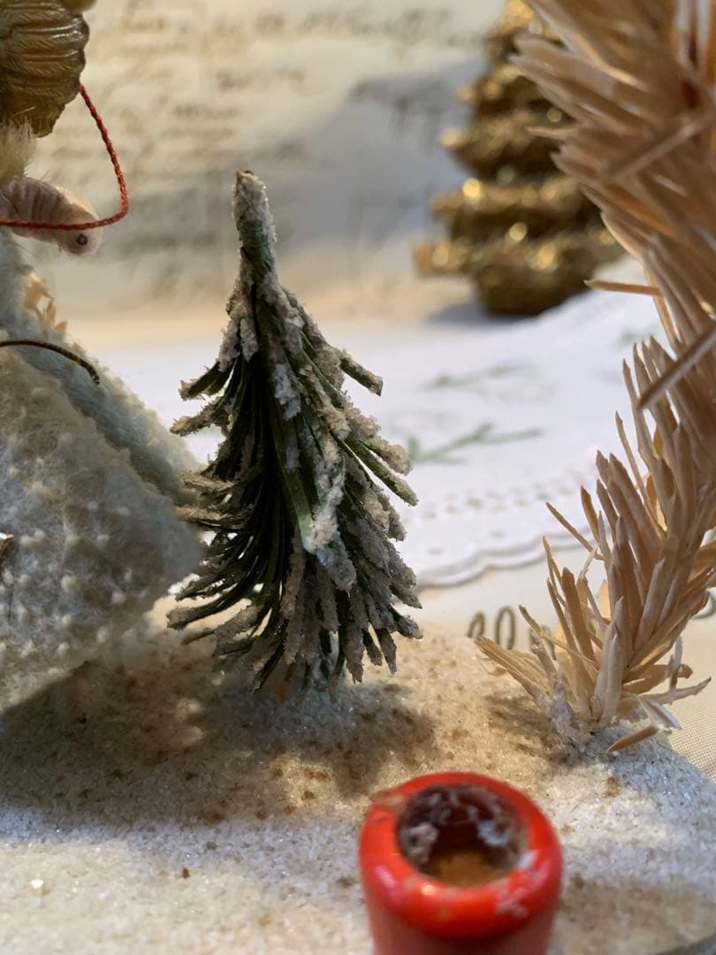 ドイツ製　アンティーク　ビクトリア時代の天使の少女のロウソク立て！雰囲気抜群！