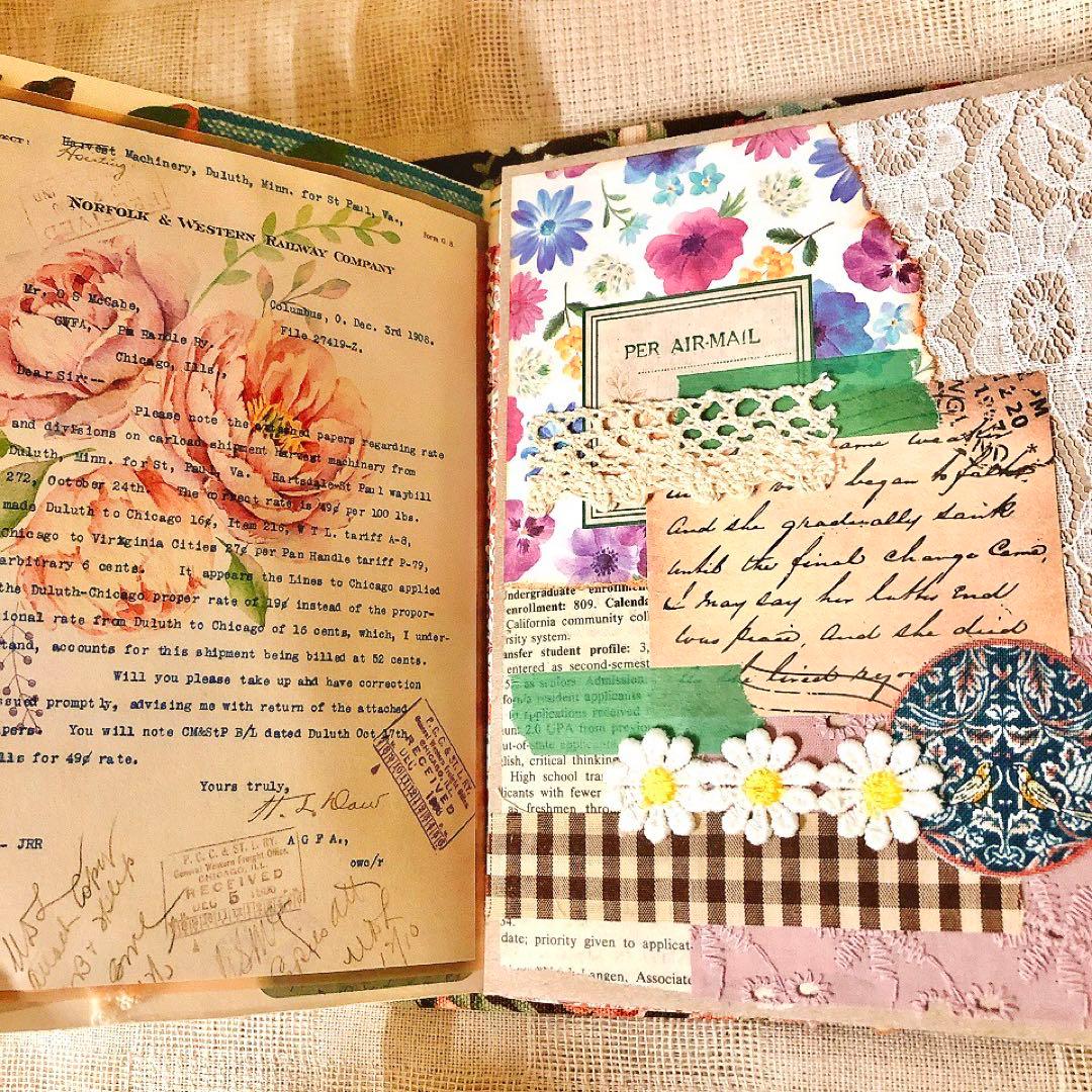 ジャンクジャーナル雑記帳 junk journal ジャンクジャーナル