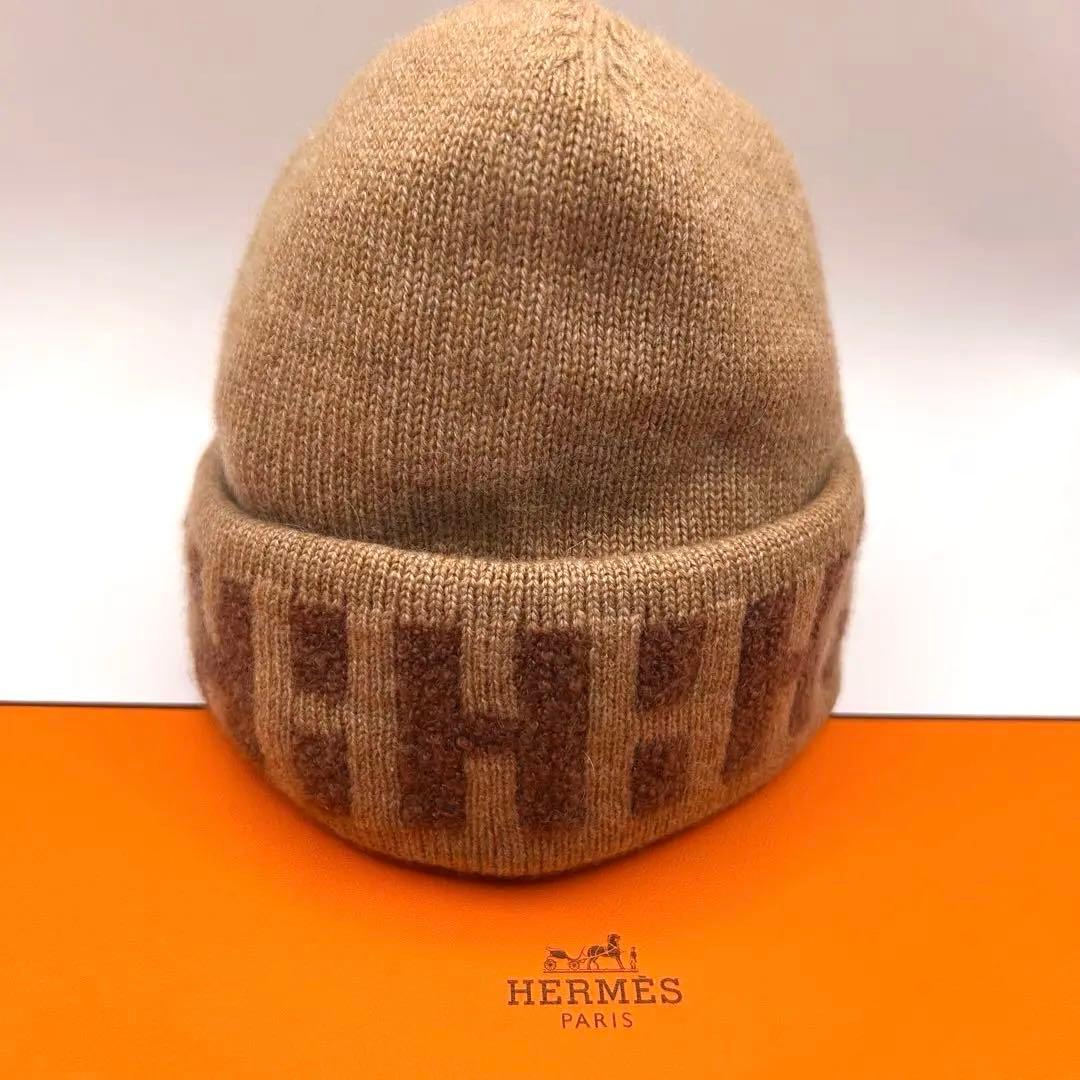 帽子 HERMES Cashmere Knit Beanie Margiela Era