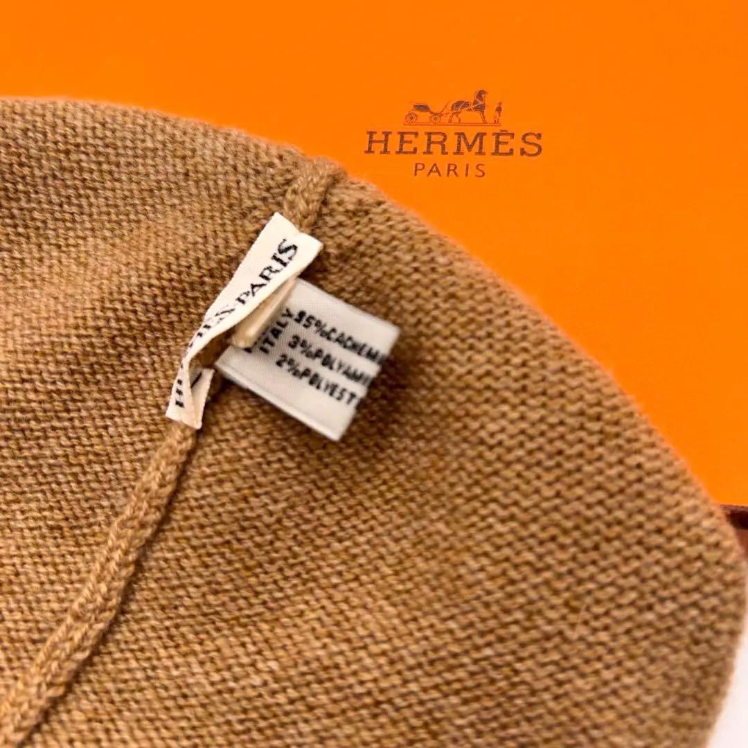 帽子 HERMES Cashmere Knit Beanie Margiela Era
