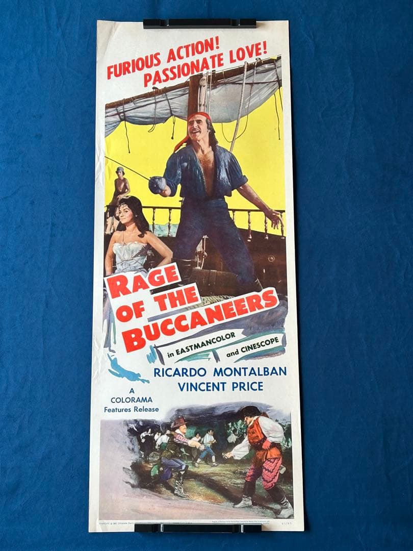海賊の怒り　USオリジナル映画ポスター