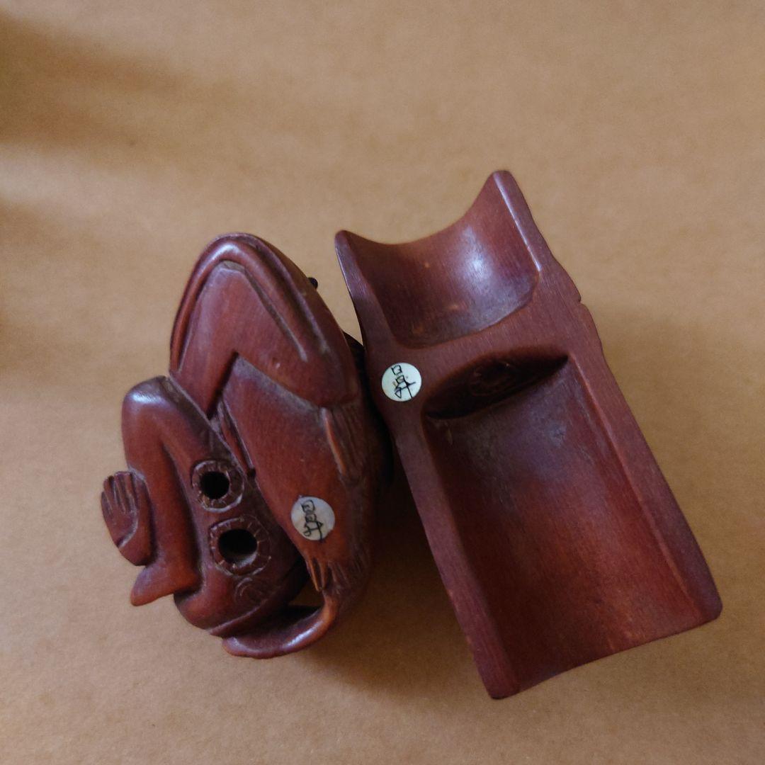 根付 木製動物彫刻 10個セット 日昇他 古美術 浮彫 木製 縁起物