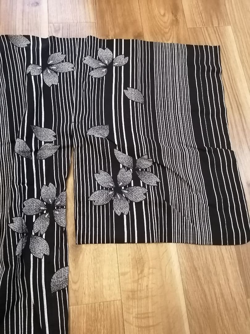 浴衣単品　JKコシノジュンコ　ブラック系　日本製