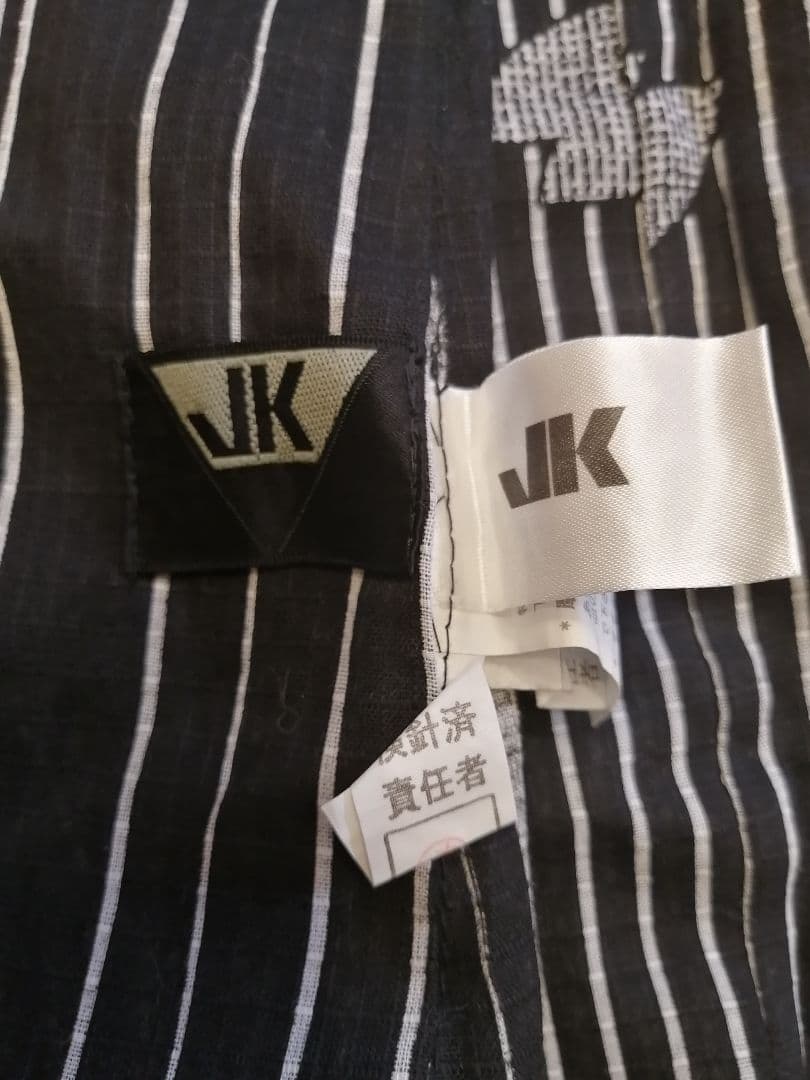 浴衣単品　JKコシノジュンコ　ブラック系　日本製