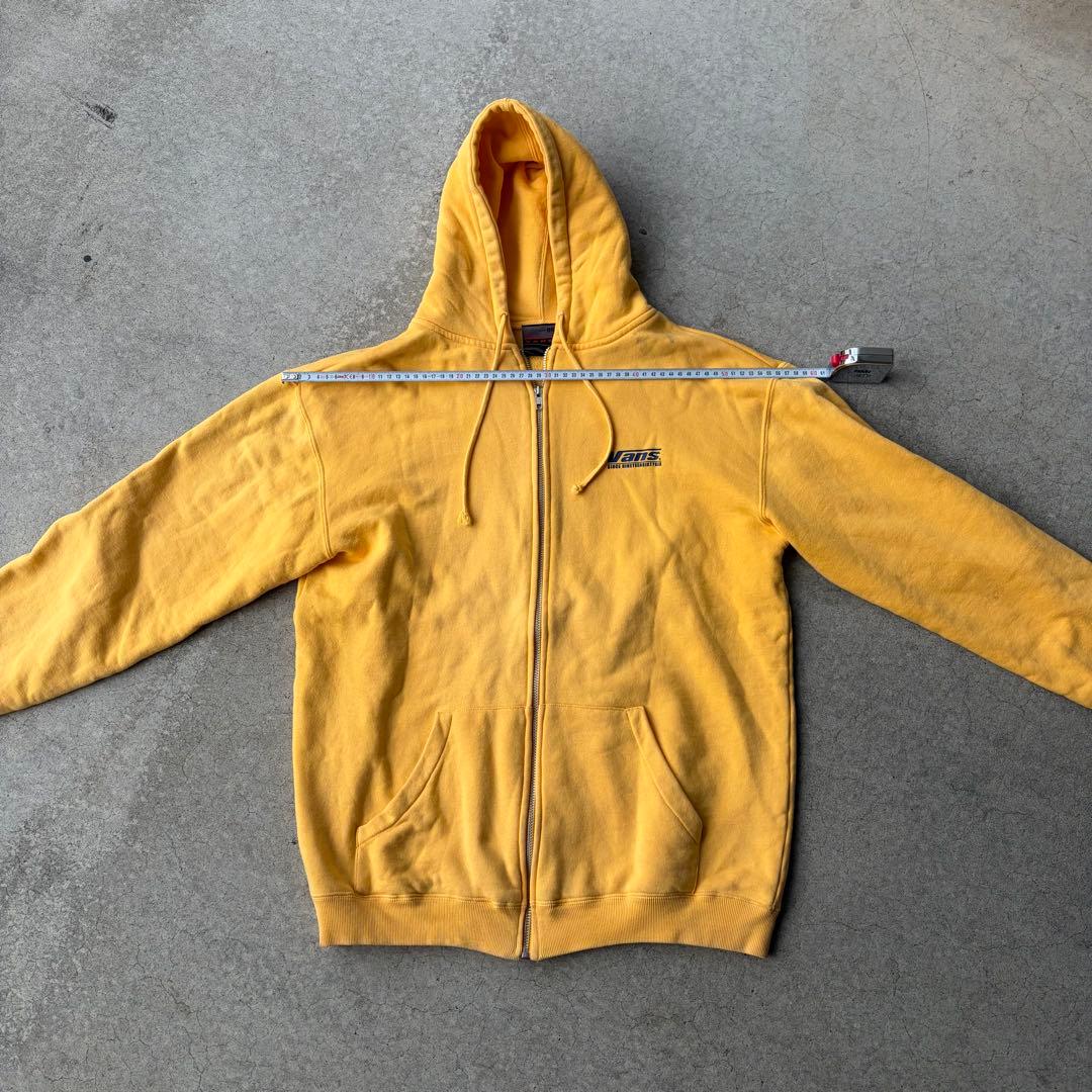 希少 90s VANS ジップアップ パーカー フーディー フェード USA