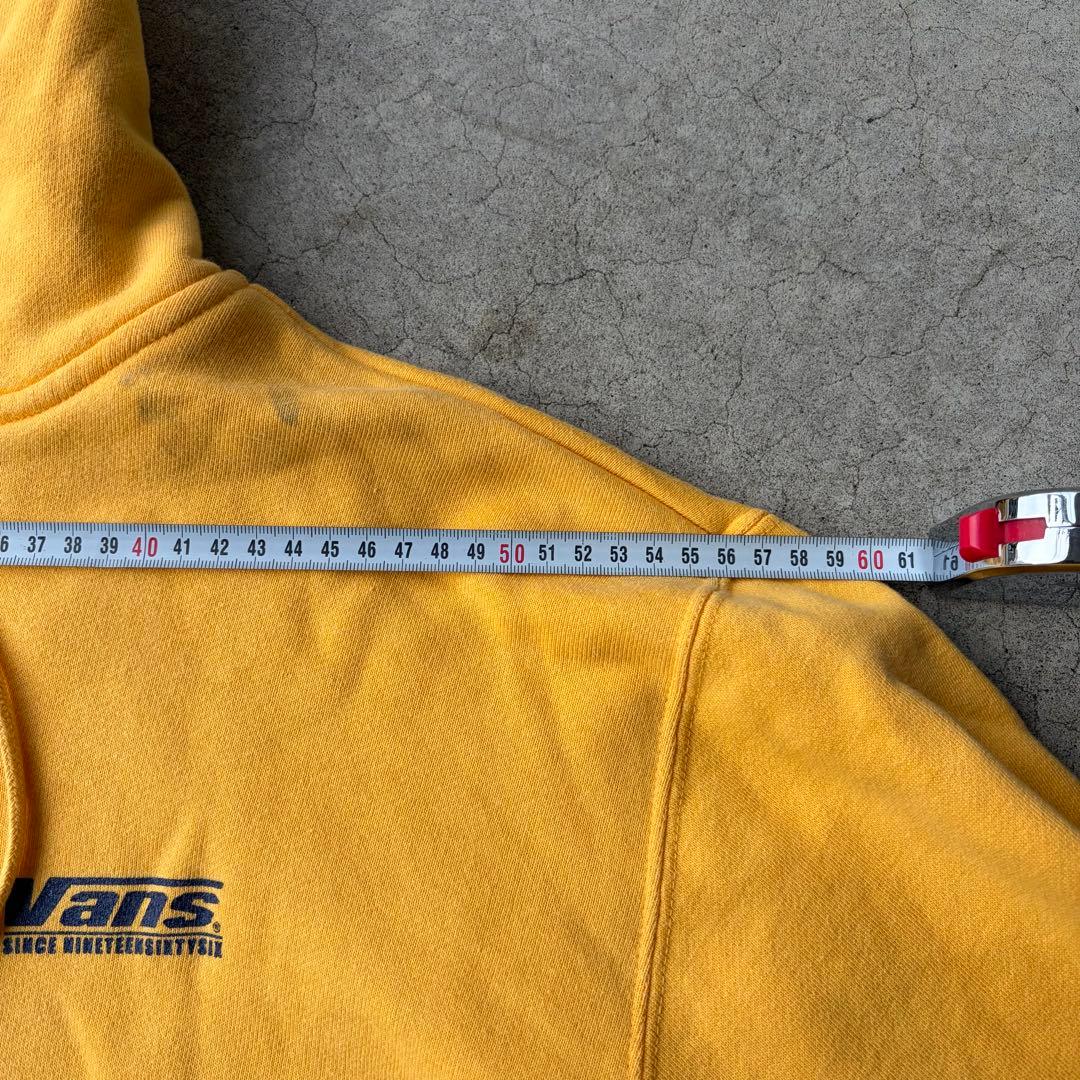 希少 90s VANS ジップアップ パーカー フーディー フェード USA