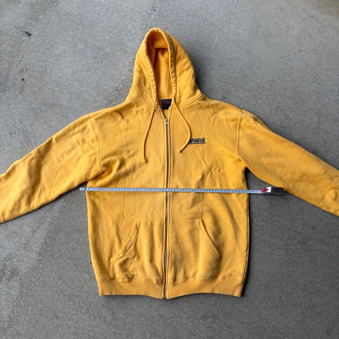希少 90s VANS ジップアップ パーカー フーディー フェード USA