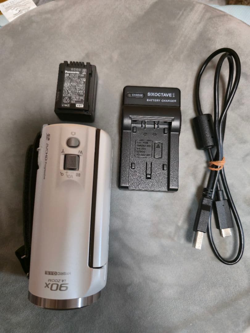 Panasonic ビデオカメラ HC-V360M ホワイト 美品