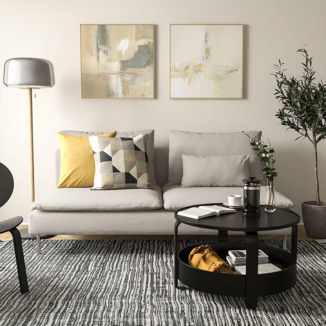 【2週間限定・極美品】IKEA ソーデルハムン ソファ ライトベージュ