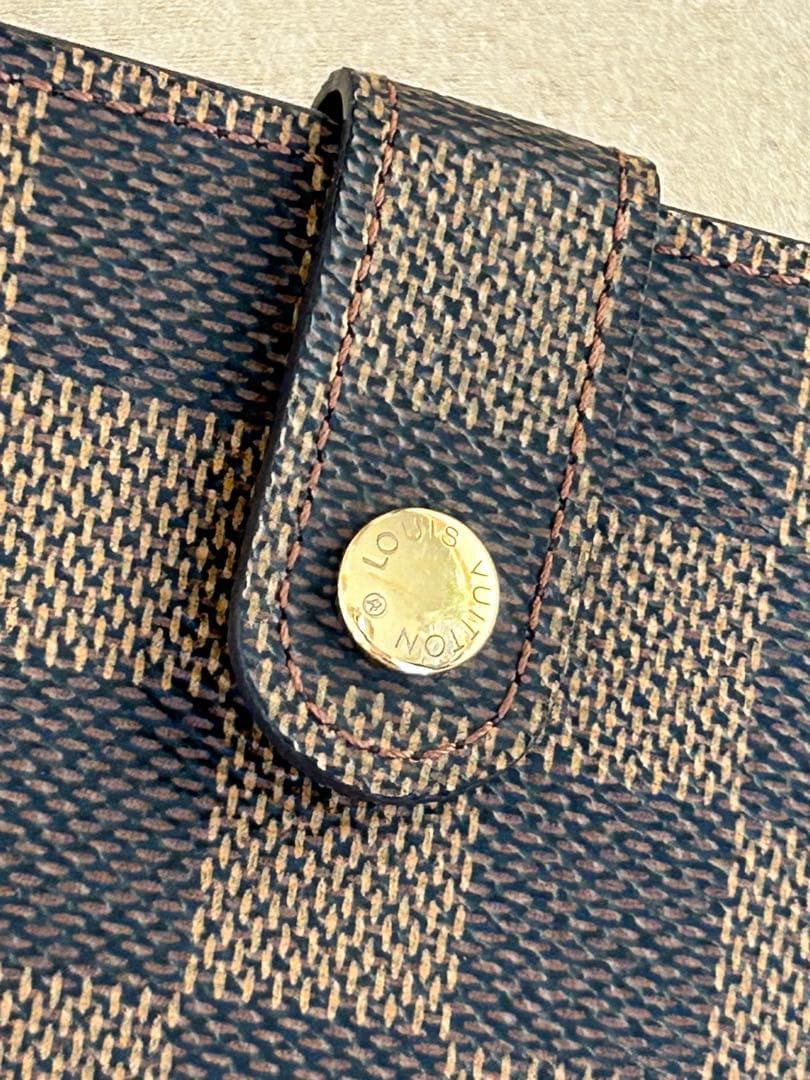 【使用少✨】ルイヴィトン ダミエ ヴィエノワ がま口 二つ折り財布