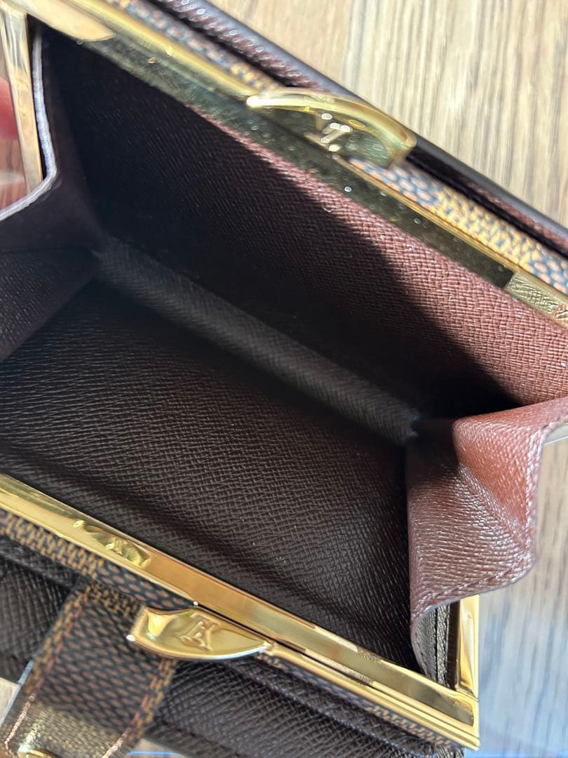 【使用少✨】ルイヴィトン ダミエ ヴィエノワ がま口 二つ折り財布
