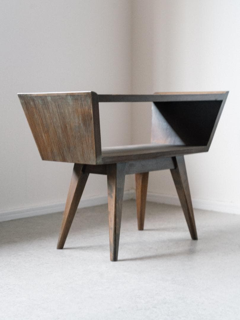 北欧 vintage ミッドセンチュリーモダン サイドテーブル 収納ボード