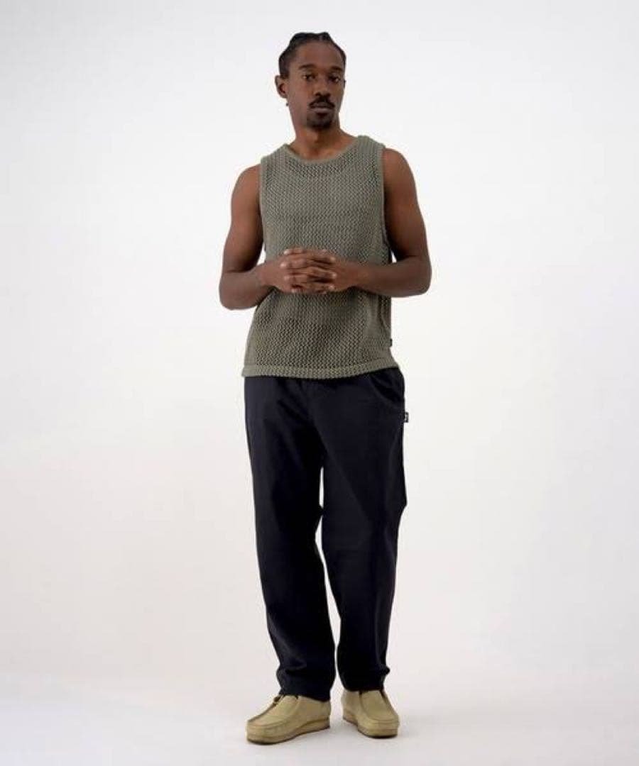 Stussy 22ss Odyed Mesh Tank　メッシュ　タンクトップ