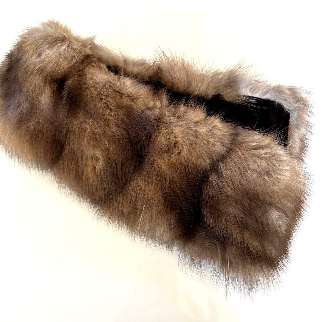 銀座和光 WAKO ロシアンセーブル ティペット 上品 艶感 フォーマル