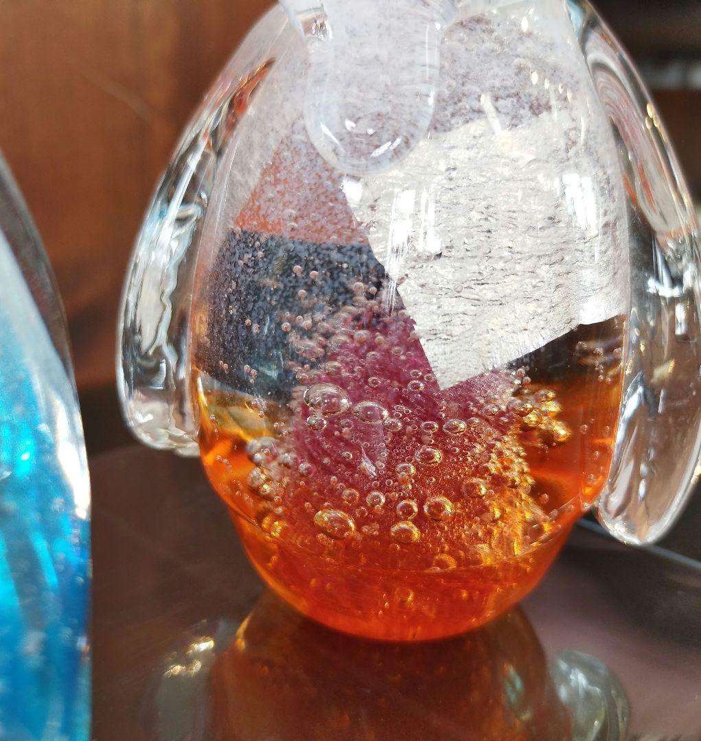 メル様売約済　新品　淡雪びな　硝子　おひなさま　置物