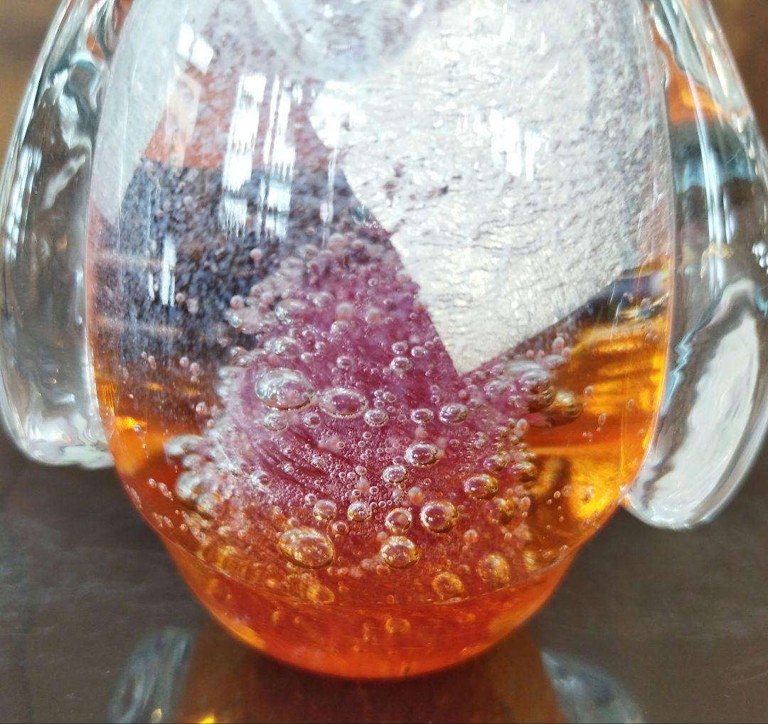 メル様売約済　新品　淡雪びな　硝子　おひなさま　置物