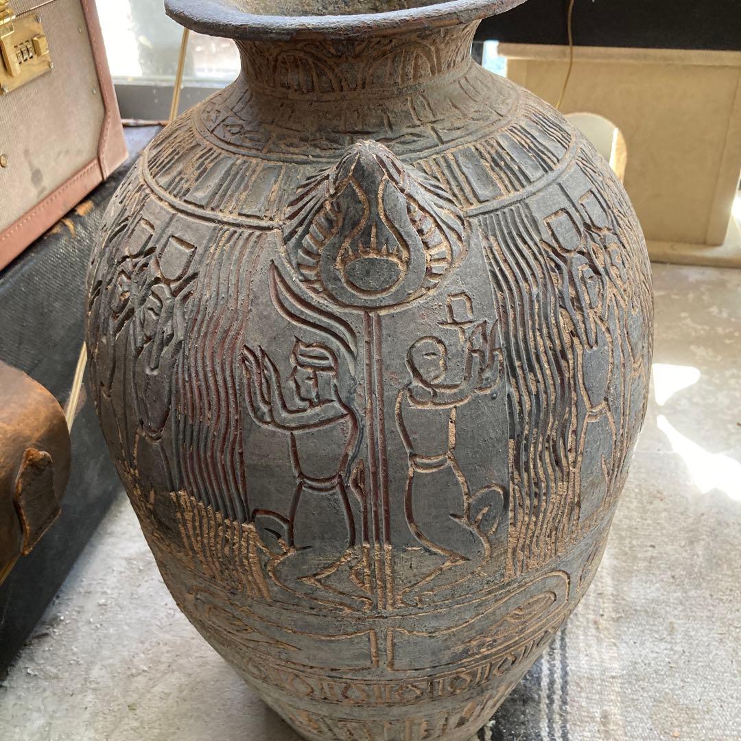 ⭐️古代エジプト風陶器壺　おしゃれ