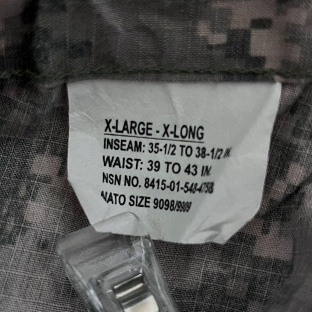 j99 米軍実物 ACU デジタルカモ カーゴパンツ XL ミリタリー 迷彩