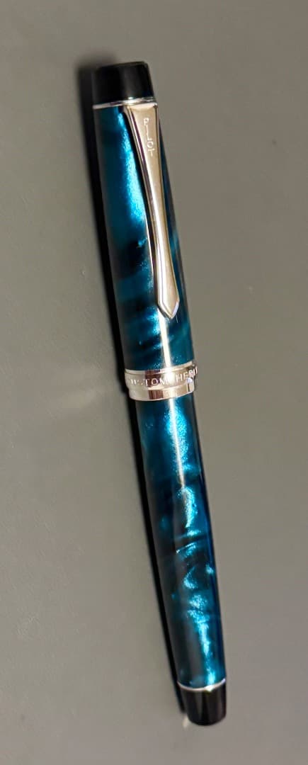 PILOT 万年筆 カスタムヘリテイジSE マーブルグリーン F(細字)