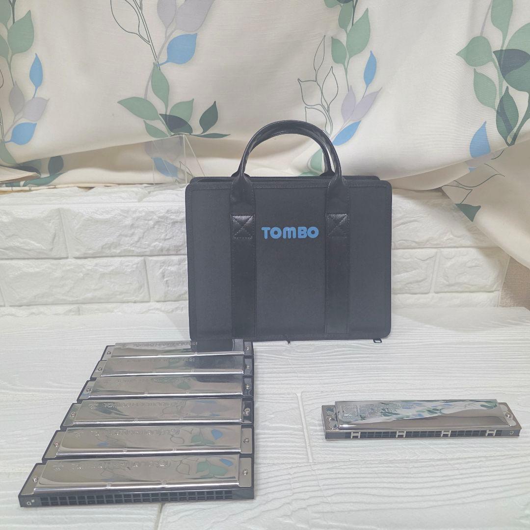 292】M. SUZUKI Humming トレモロハーモニカ　７本　TOMBO