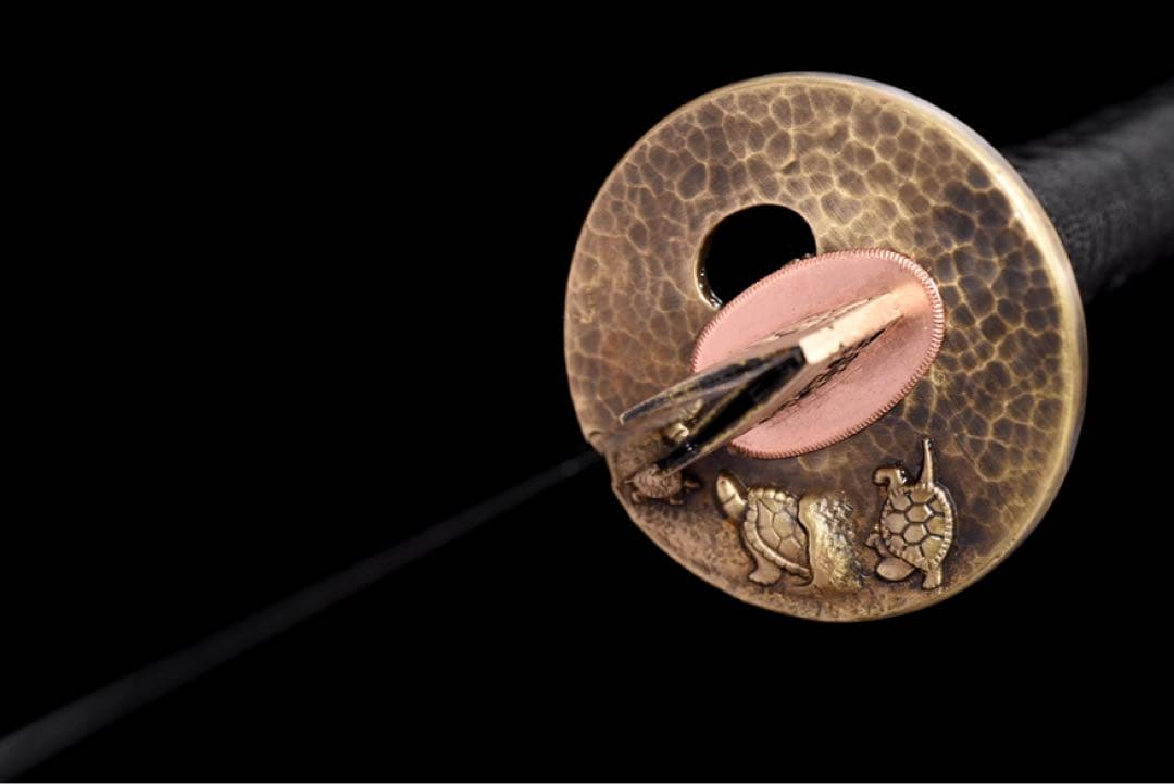 金亀 刀装具 日本刀 武具 鑑賞刀 居合刀 模造刀 舞踊刀