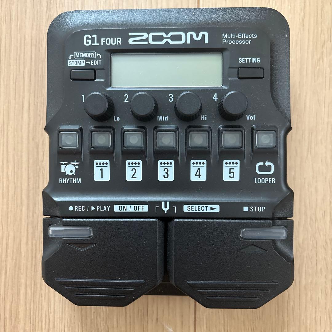 美品　ZOOM G1 FOUR マルチエフェクター