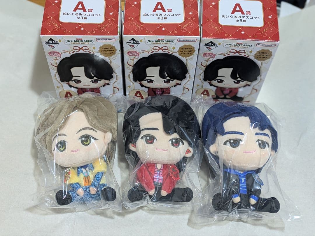 め*ぃ様 一番くじ Mrs. GREEN APPLE A賞 ぬいぐるみマスコット
