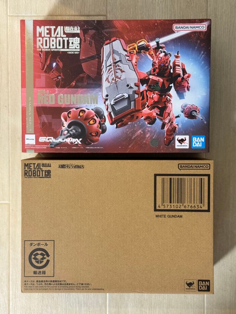 新品・未開封 L ROBOT魂 赤いガンダム 白いガンダム